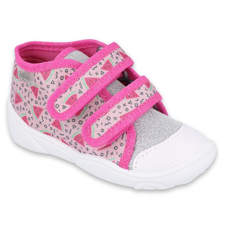 Scarpe per bambini Befado 212P072 rosa grigio