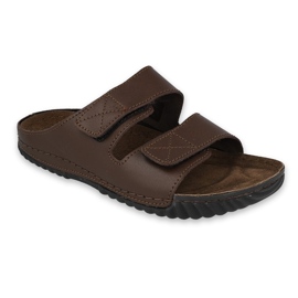Inblu pantofole scarpe da uomo 158M005 marrone
