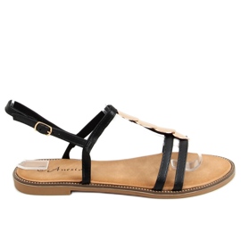 Sandali neri da donna N-101 Black nero
