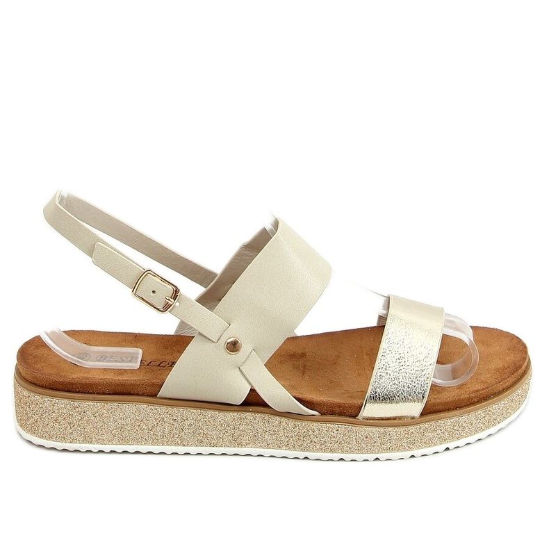 Sandali beige da donna 100-138SA-1 Beige