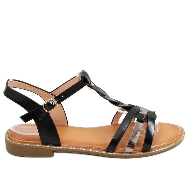 Sandali neri da donna C43 Black nero