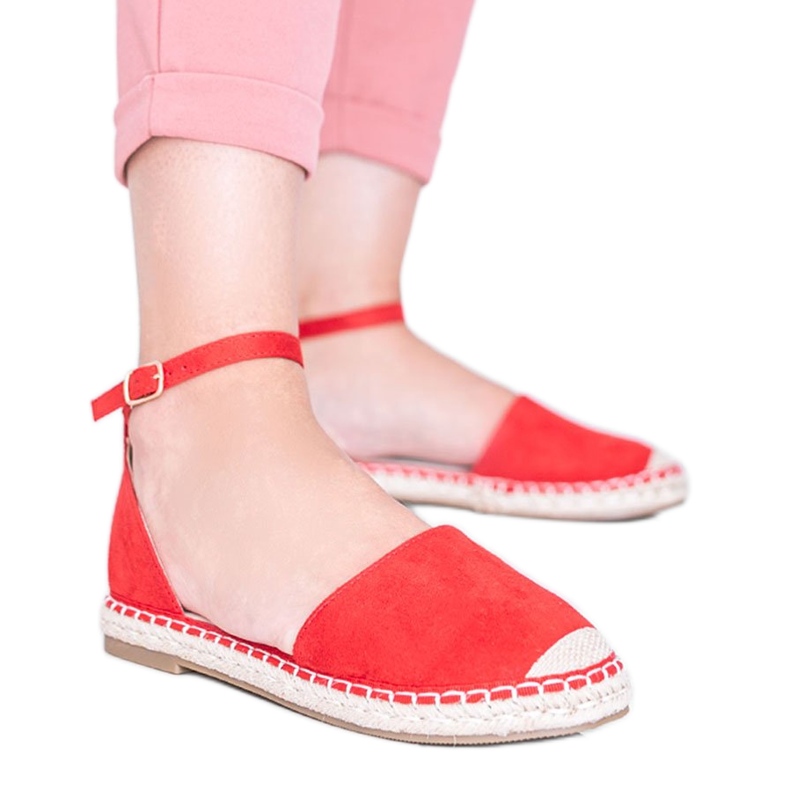 Sandali espadrillas rossi Chloe Star rosso