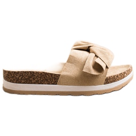 Evento Pantofole leggere sulla piattaforma beige