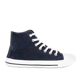 Sneakers uomo blu navy Gin alla caviglia