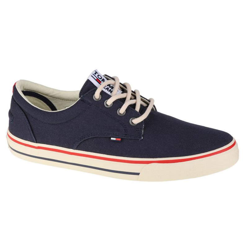 Tommy Hilfiger Jeans Textile Sneaker M EM0EM00001-006 scarpe blu navy