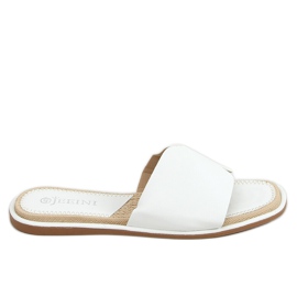 Pantofole da donna bianche 395 White bianco