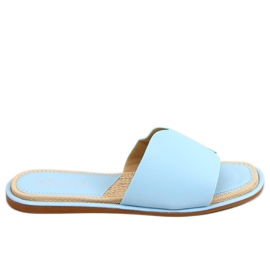 Pantofole blu da donna blu 395 Blue