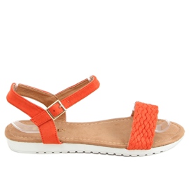 Sandali da donna arancioni X572 Brique arancia