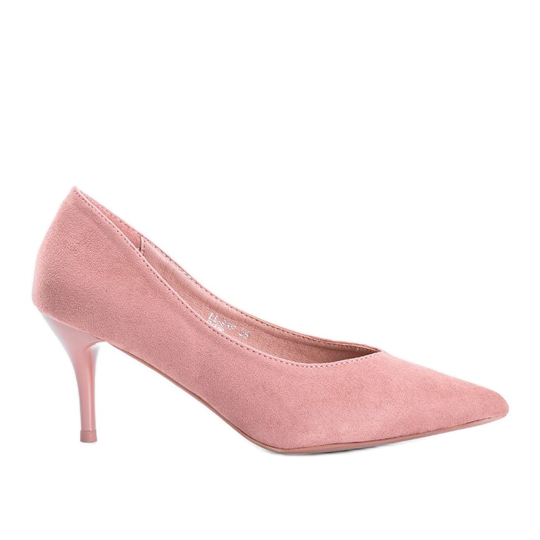 Décolleté rosa su tacco Snake