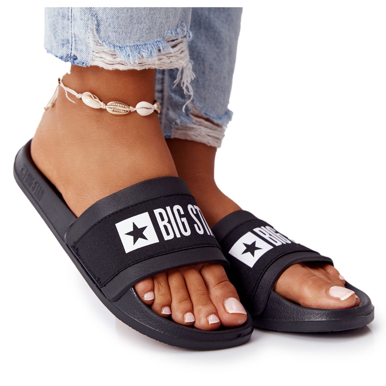 Pantofole da donna Big Star HH274A013 Nero