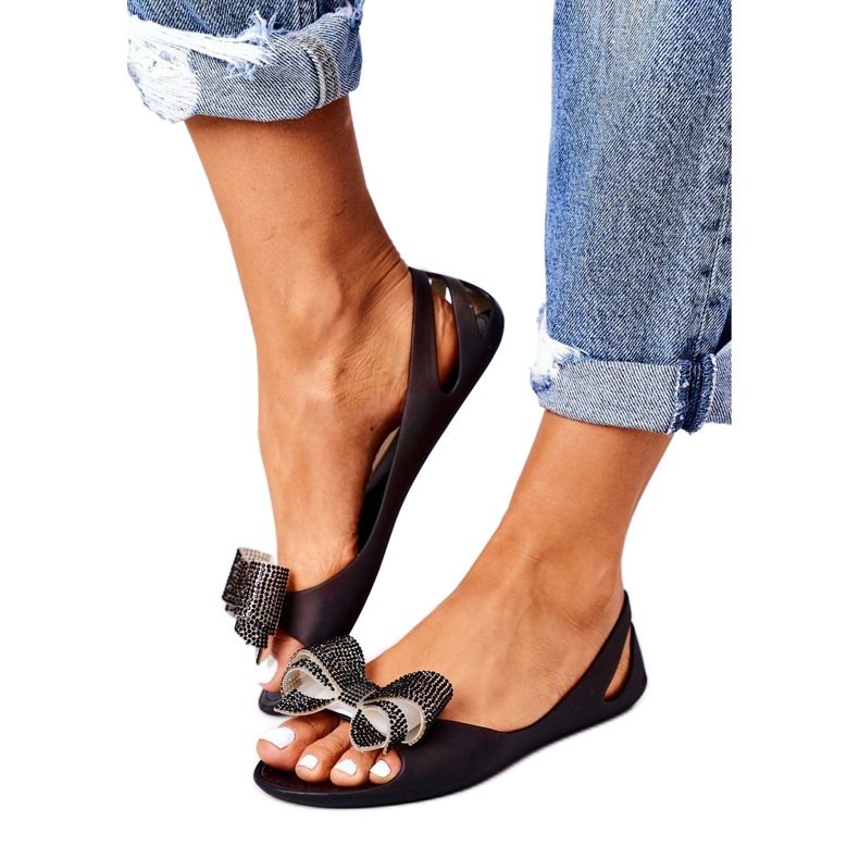 Ballerine in gomma Meliski Lu Boo Black nero