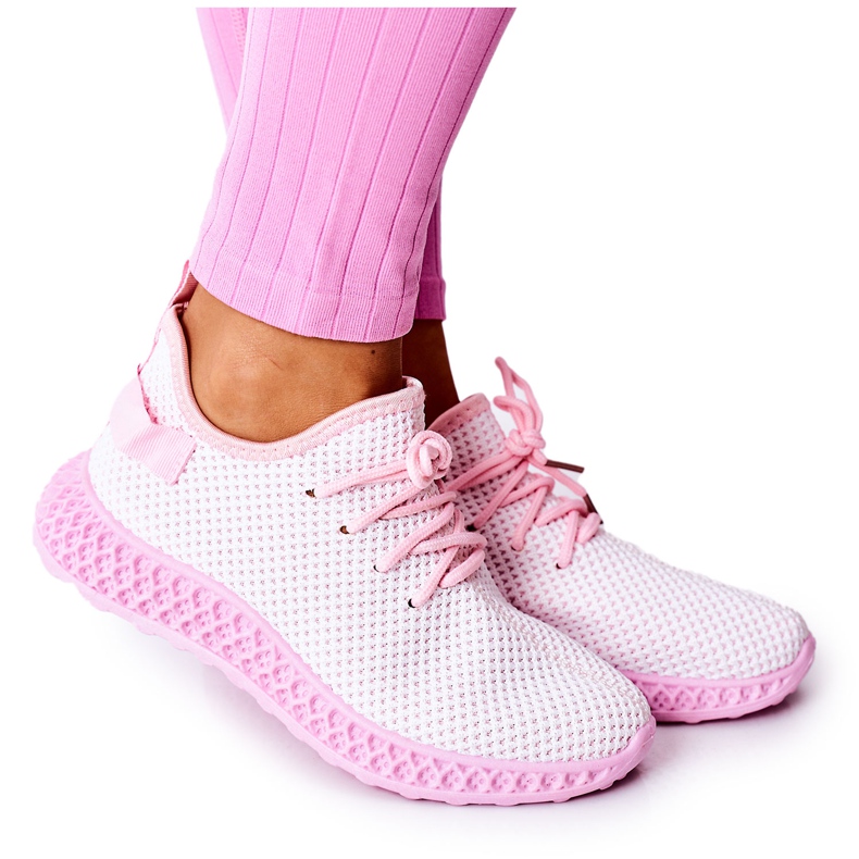PS1 Scarpe Sportive Donna Slip-on Rosa Chiaro Run Away