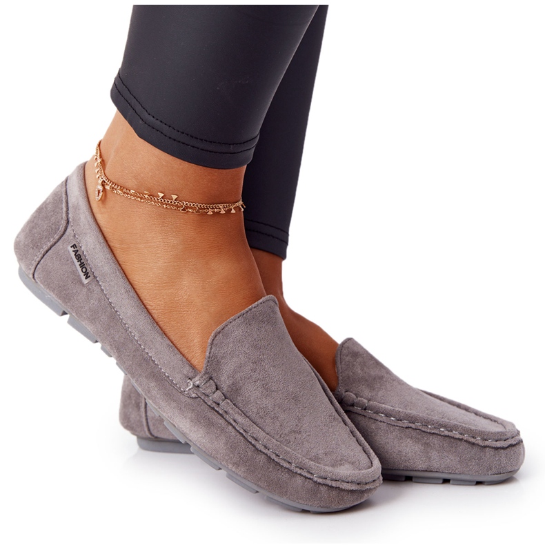 PH1 Mocassini Donna Scamosciati Grigio San Marino