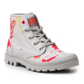 Scarpe Palladium Hi Explore Moon Grey Pampa W 77051-019-M grigio