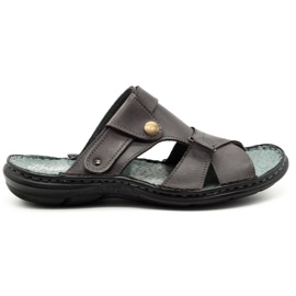 Polbut Pantofole da uomo 024 grigie grigio