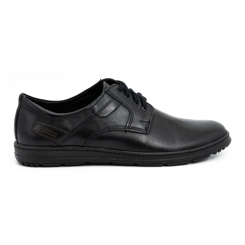 Joker Scarpe da uomo in pelle nere 536J nero