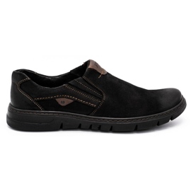 Joker Slip-on uomo in pelle 507J nabuk nero