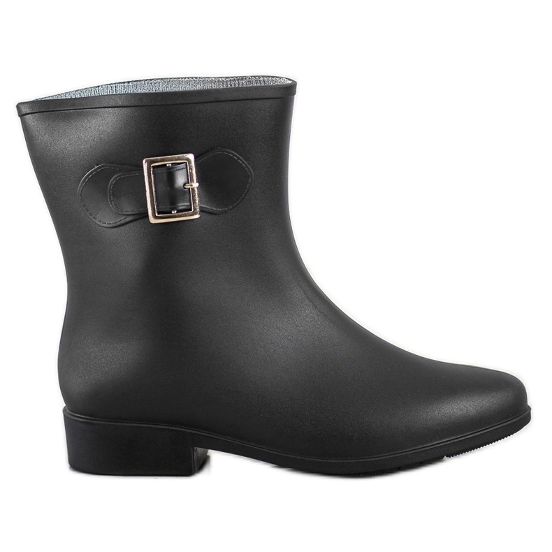 SHELOVET Galosce in gomma con fibbia nero