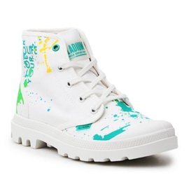 Scarpe Palladium Hi Explore Pampa W 77051-116-M bianco