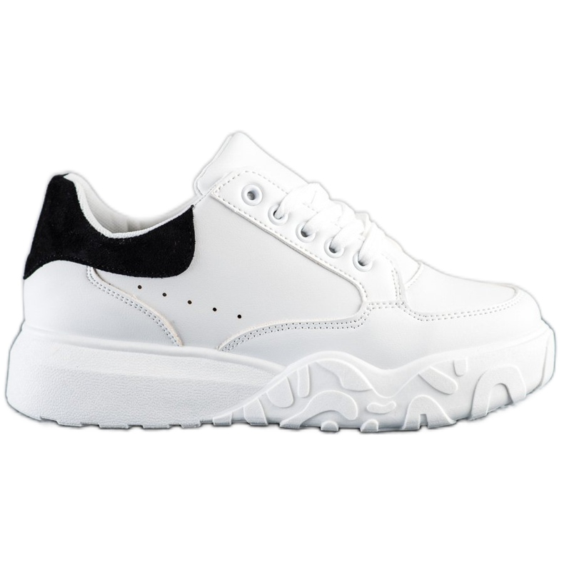 SHELOVET Scarpe da ginnastica bianche alla moda bianca