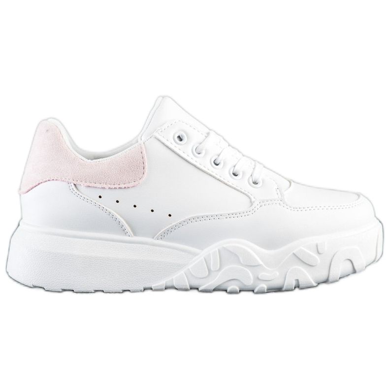 SHELOVET Scarpe da ginnastica bianche alla moda bianca