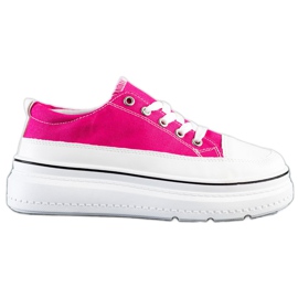 Seastar Sneakers alla moda sulla piattaforma rosa