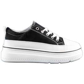 Seastar Sneakers alla moda sulla piattaforma nero