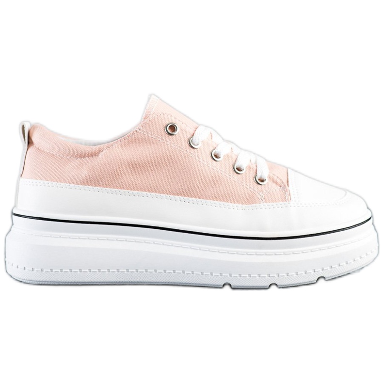 Seastar Sneakers alla moda sulla piattaforma rosa