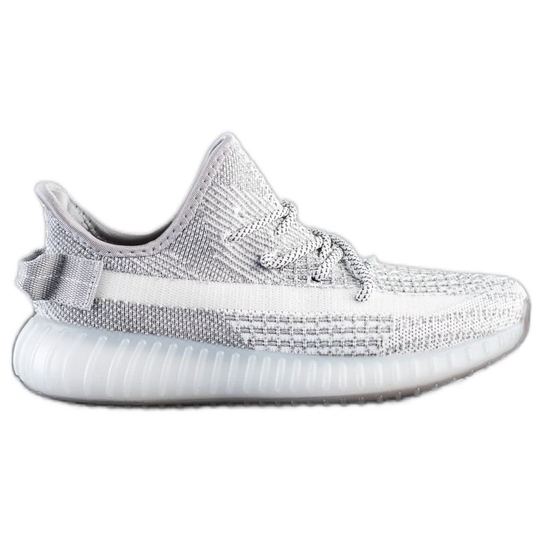 SHELOVET Sneakers in tessuto sulla piattaforma d'argento grigio