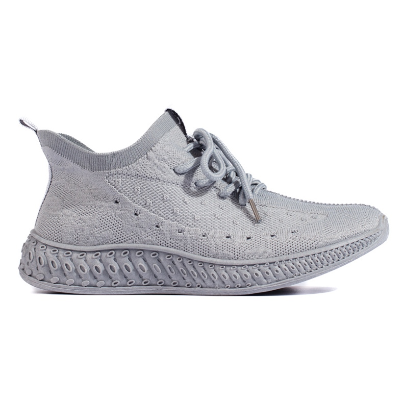 SHELOVET Sneakers in tessuto grigio