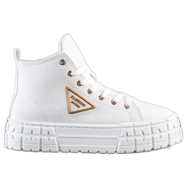 Goodin Scarpe da ginnastica di alta moda bianca