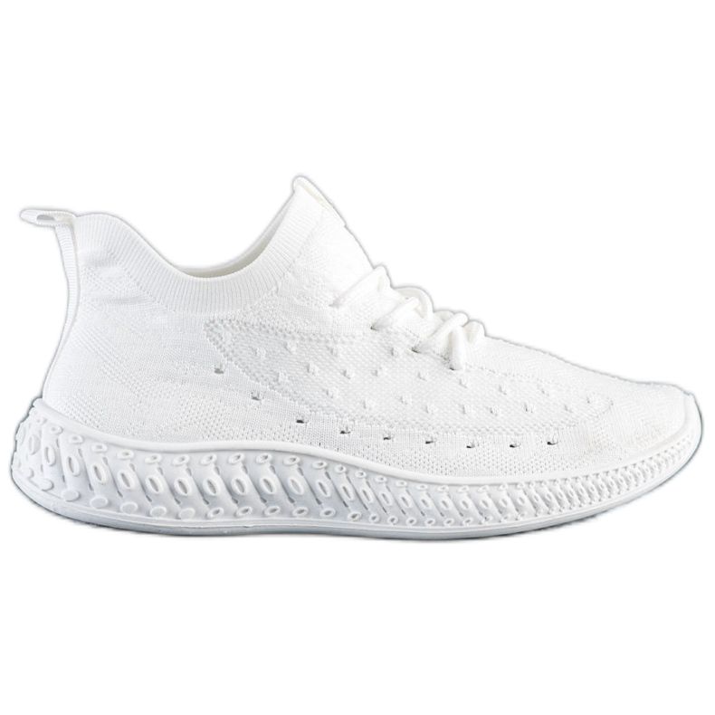 SHELOVET Sneakers in tessuto bianco bianca