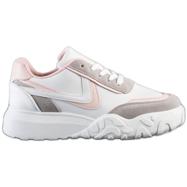 SHELOVET Scarpe da ginnastica casual bianco multicolore