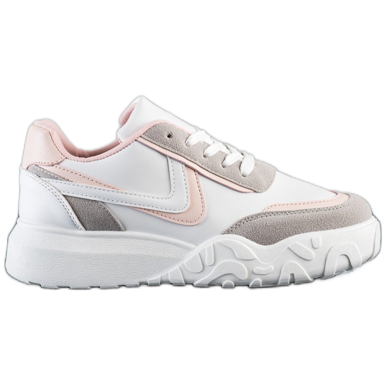 SHELOVET Scarpe da ginnastica casual bianca multicolore
