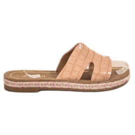 SHELOVET Pantofole beige casual