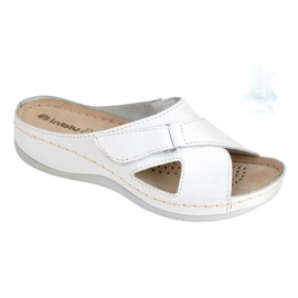 Inblu pantofole scarpe da donna 158D139 bianca