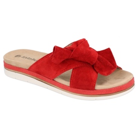 Befado Inblu pantofole scarpe da donna 158D154 rosso