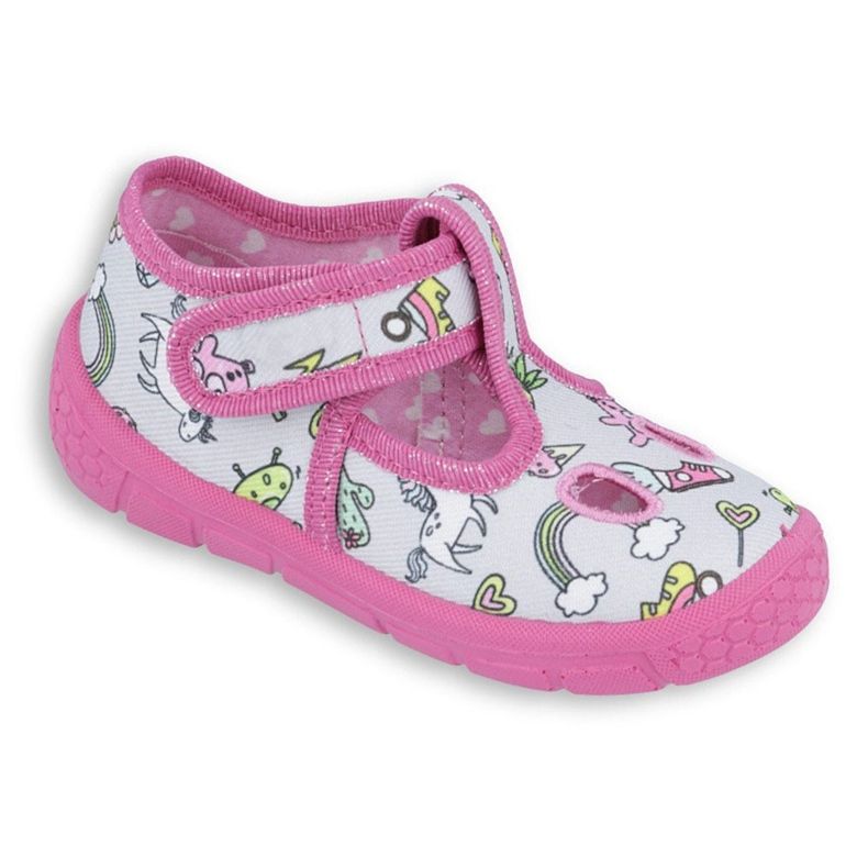 Scarpe per bambini Befado 533P001 rosa grigio