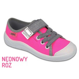 Scarpe per bambini Befado 251X171 rosa grigio