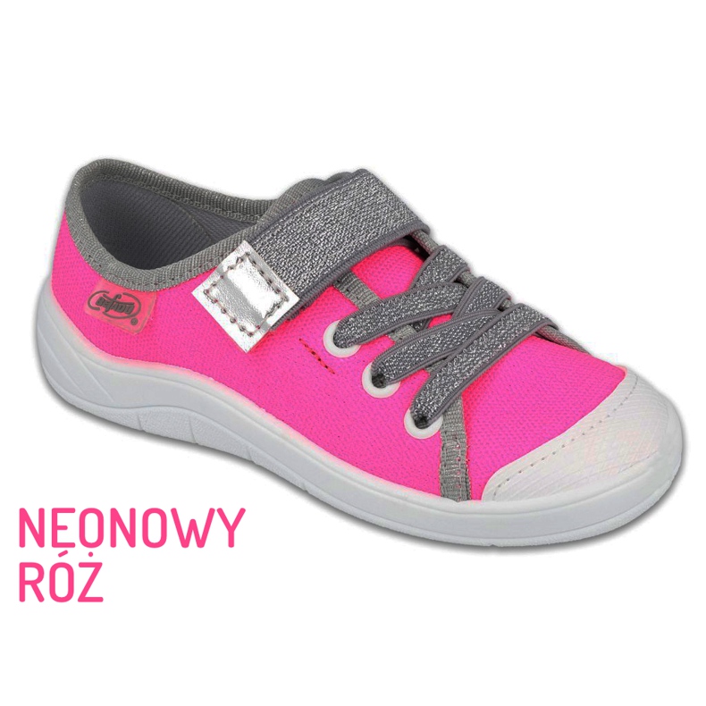 Scarpe per bambini Befado 251X171 rosa grigio
