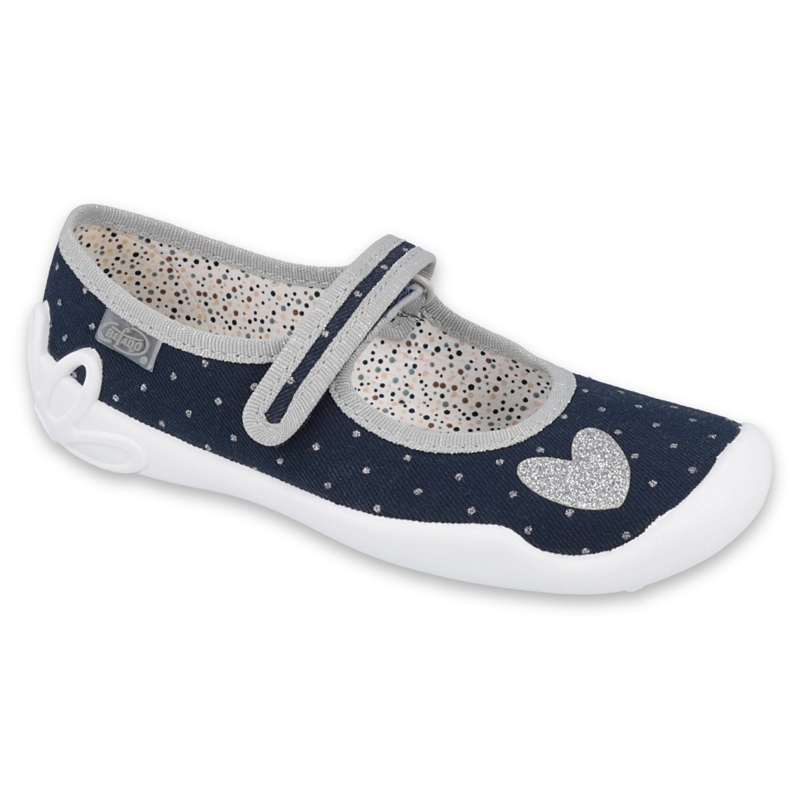 Scarpe per bambini Befado 114Y412 blu navy grigio