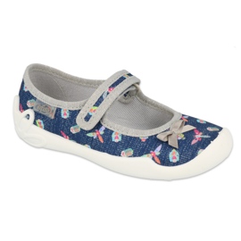 Scarpe per bambini Befado 114X445 blu navy grigio