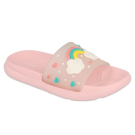 Pantofole in schiuma per bambini Befado - rosa 152Y004