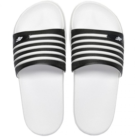 Pantofole 4F L H4L21 KLD001 20S bianca nero