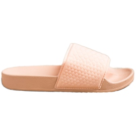 SHELOVET Pantofole in tessuto beige
