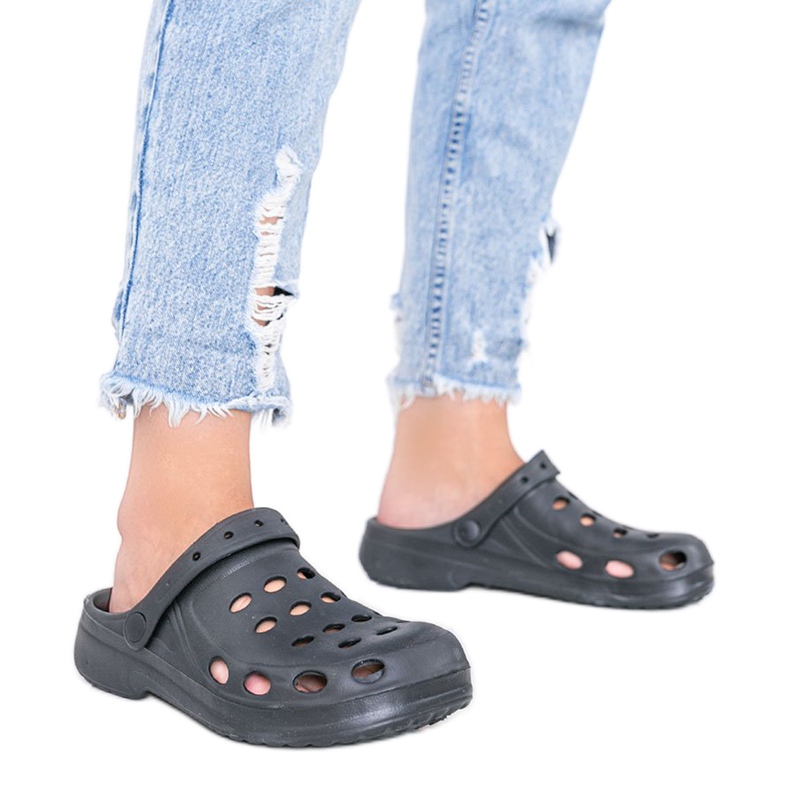 Pantofole Karolinos da donna nere nero