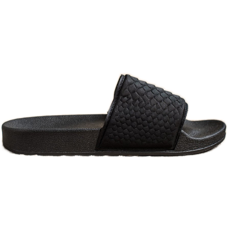 SHELOVET Pantofole in tessuto nero