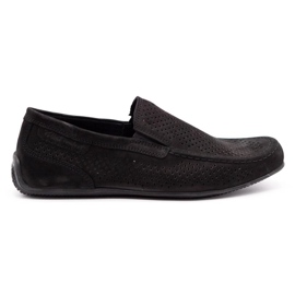 Polbut Mocassini uomo in pelle 2105P nero