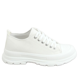 Sneakers da donna bianche LA122 White bianco