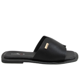 Pantofole nere da donna nere 3526 Nere nero